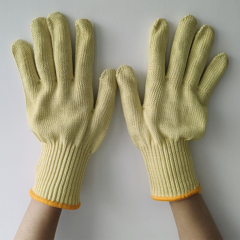 Yellow Safety Gloves Manufacturer - Factory Direct Customizable Cut-Resistant Fireproof Aramid