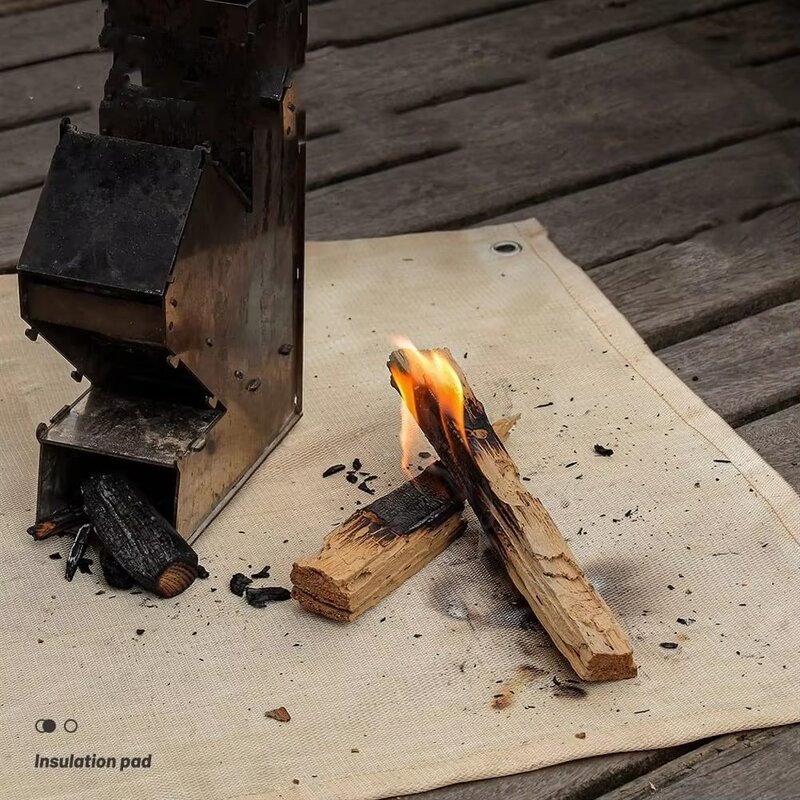 Fiberglass Fire Blanket Supplier - Outdoor 45*50cm Flame Retardant Heat Insulation