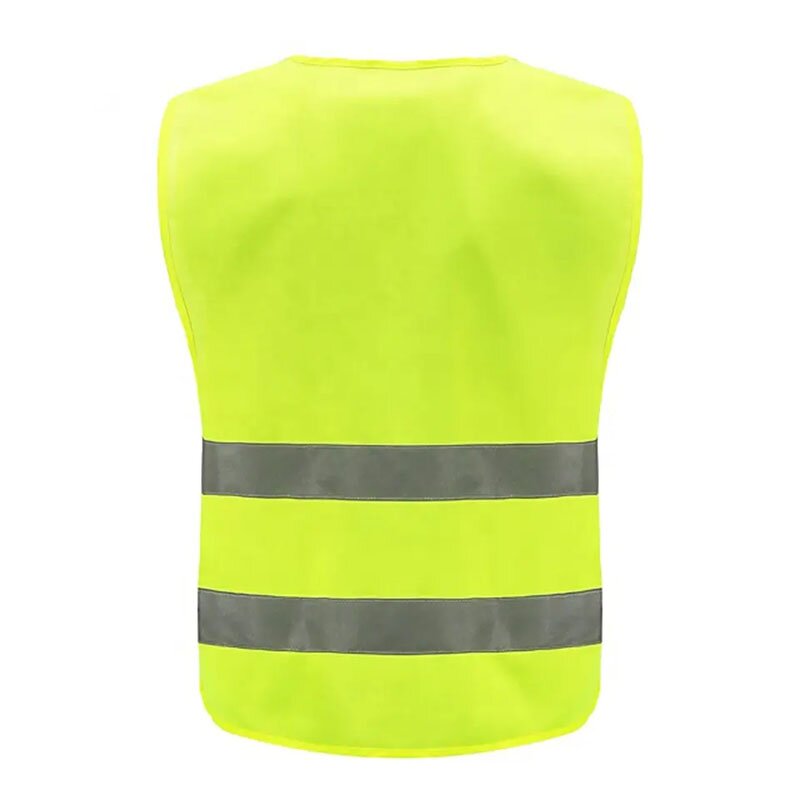 Knitted Safety Vest Supplier - Factory Direct High Visibility Reflective Polyester Custom