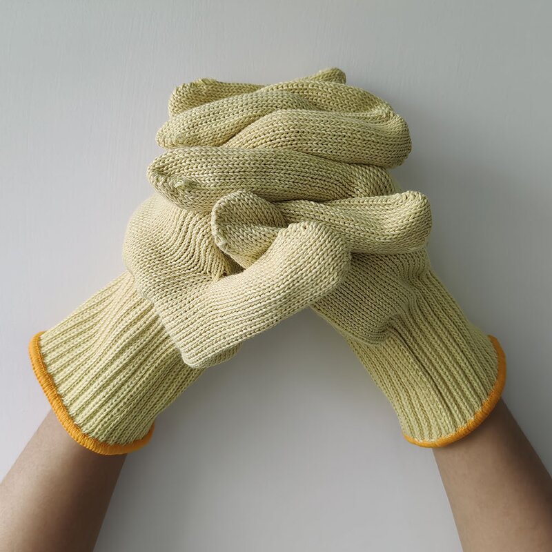 Fireproof Safety Gloves Supplier - Superior Work Protection Yellow Cut-Resistant Aramid
