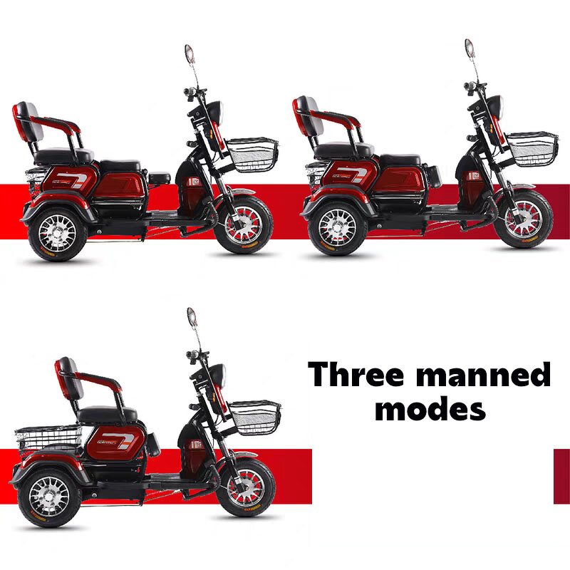 Electric Tricycle Factory - 3 People Cargo Transport Custom