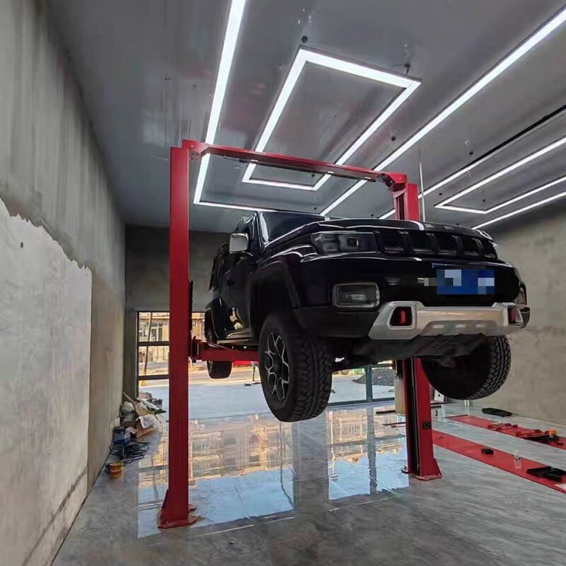 Car Lift Factory - Double Column Hydraulic Foundation Free