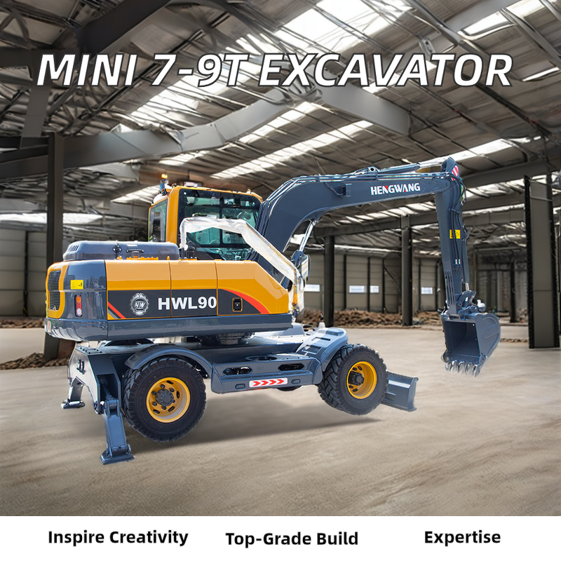 Wheeled Excavator Factory - 8 Ton Wood Grabber