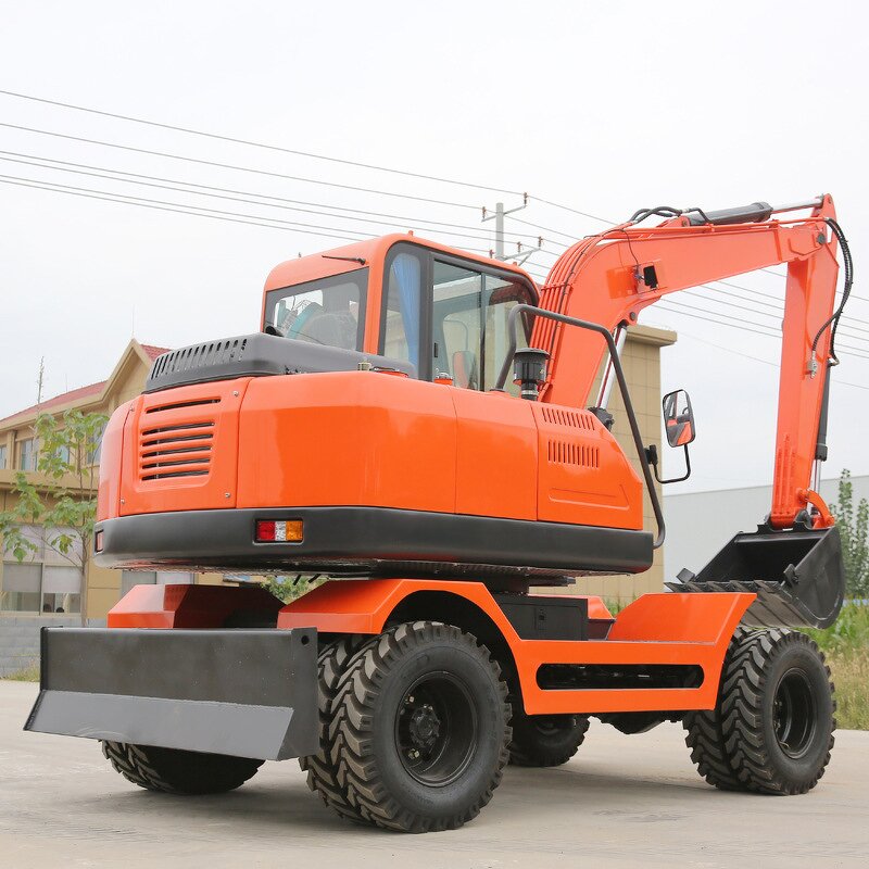Wheeled Excavator Factory - 5 Ton Hydraulic Digger