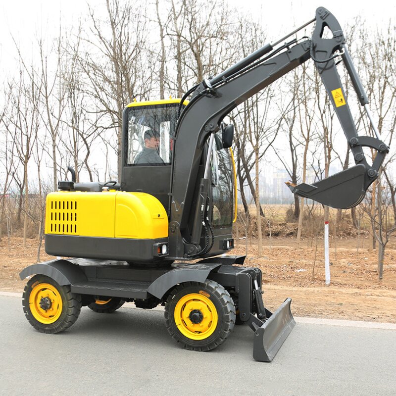 Wheeled Excavator Factory - 5 Ton Hydraulic Digger