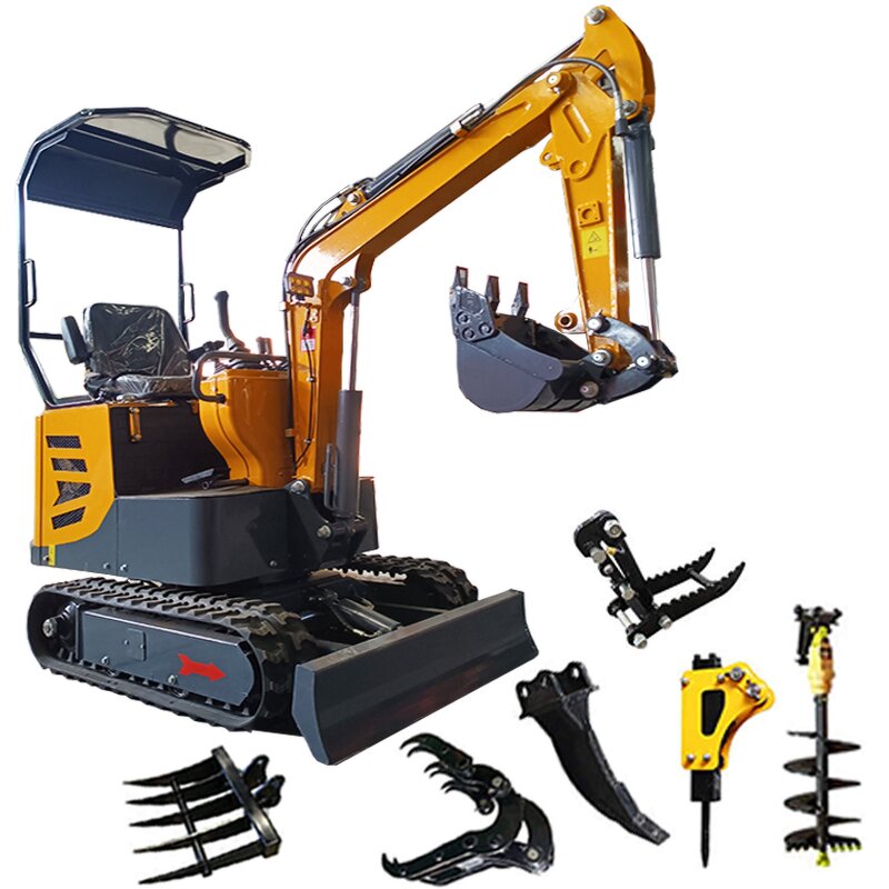 Mini Excavator Factory - 1.2 Ton Kubota Engine