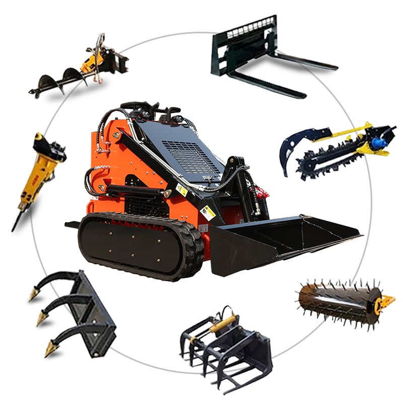 Skid Steer Loader Factory - 450kg Mini Track Kubota