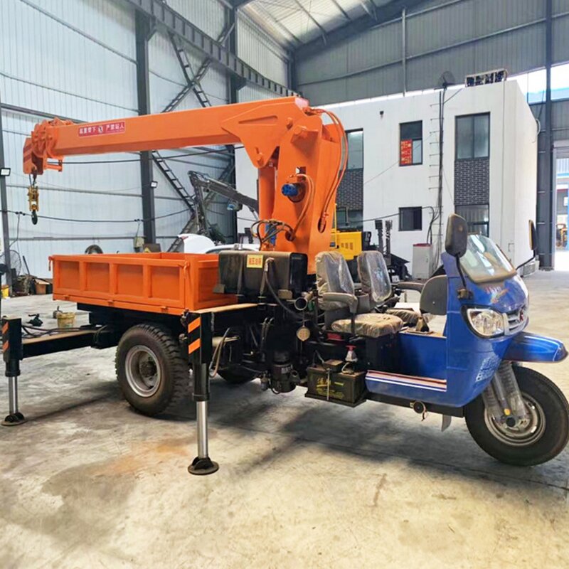 Tricycle Crane Factory - 3 Ton Farm Mobile Hydraulic