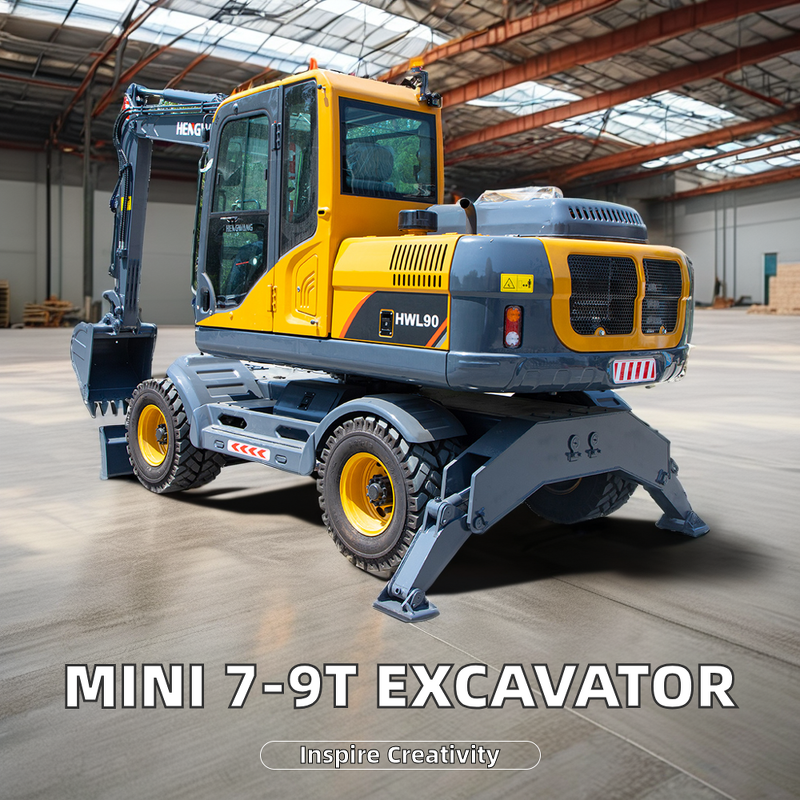 Wheeled Excavator Factory - 8 Ton Wood Grabber