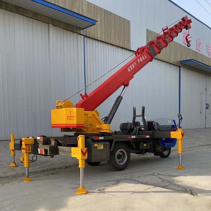 Tricycle Crane Factory - 3 Ton Farm Mobile Hydraulic