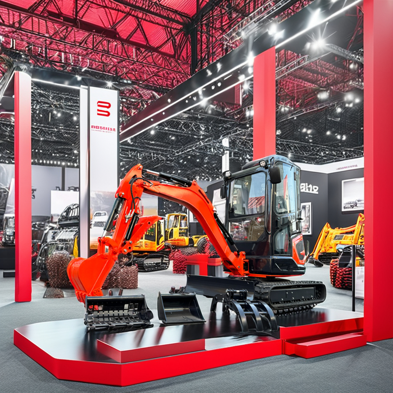 Mini Excavator Factory - 1.2 Ton Kubota Engine