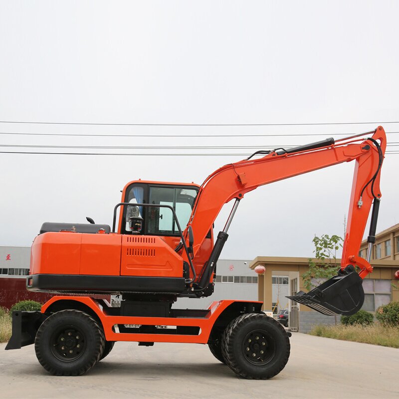 Wheeled Excavator Factory - 5 Ton Hydraulic Digger