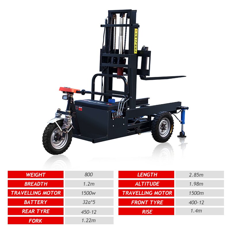Electric Forklift Factory - 1 Ton Three Wheel Farm Use