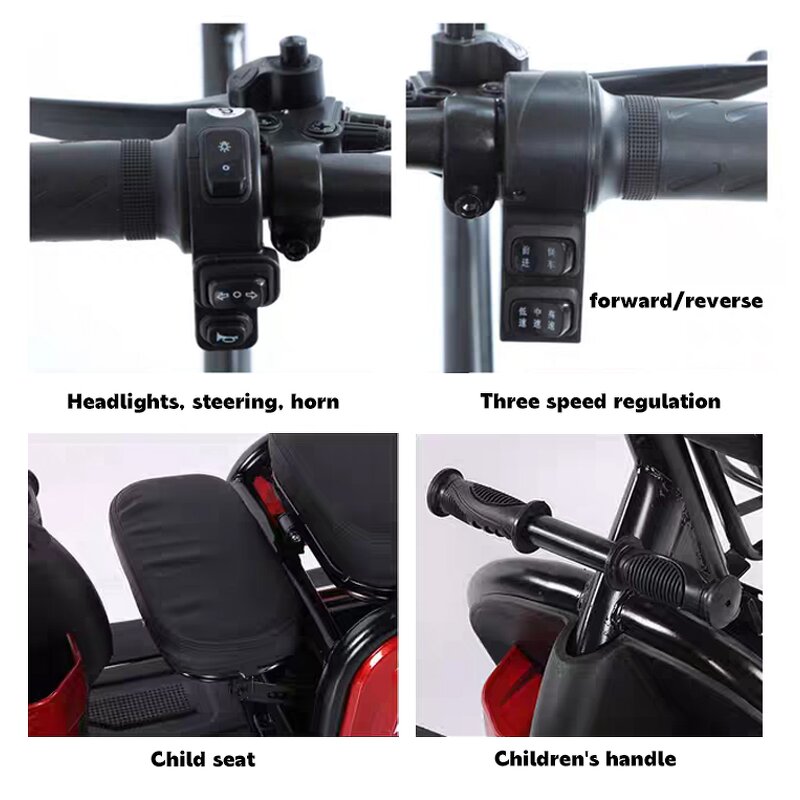 Electric Tricycle Factory - 3 People Cargo Transport Custom