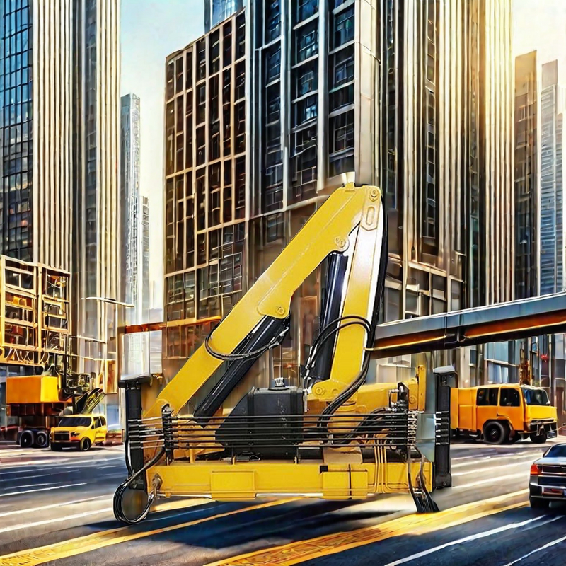 Truck Mounted Crane Factory - 3-12 Ton Folding Arm