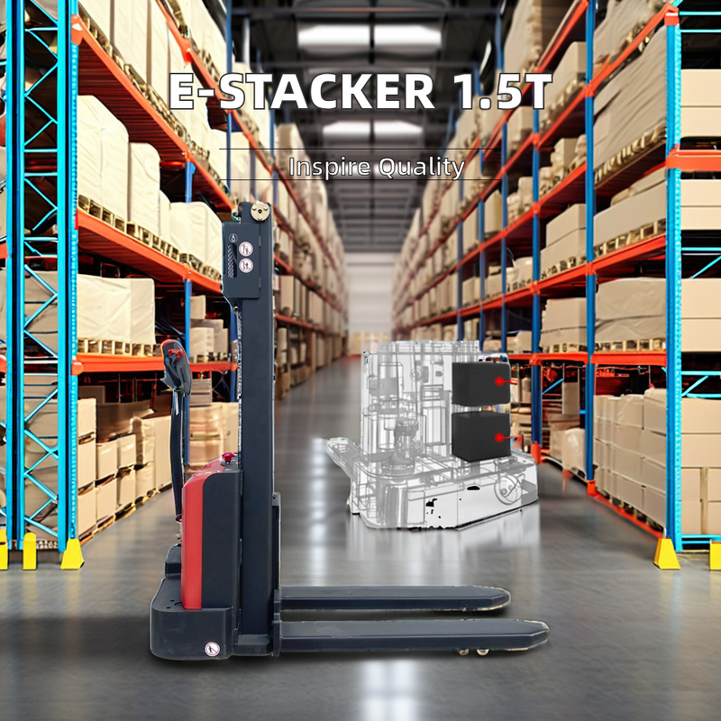 Electric Stacker Factory - 1.5 Ton Capacity 3M Reach