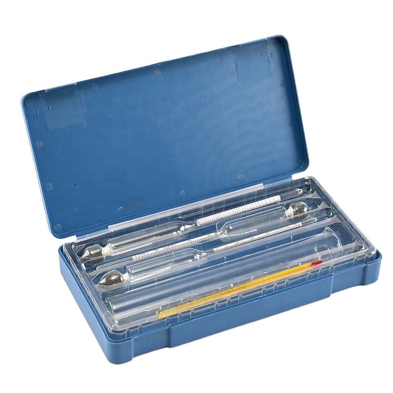 Alcohol Hydrometer Set Manufacturer - OEM 3pcs Vodka Whisky Density Meter Set