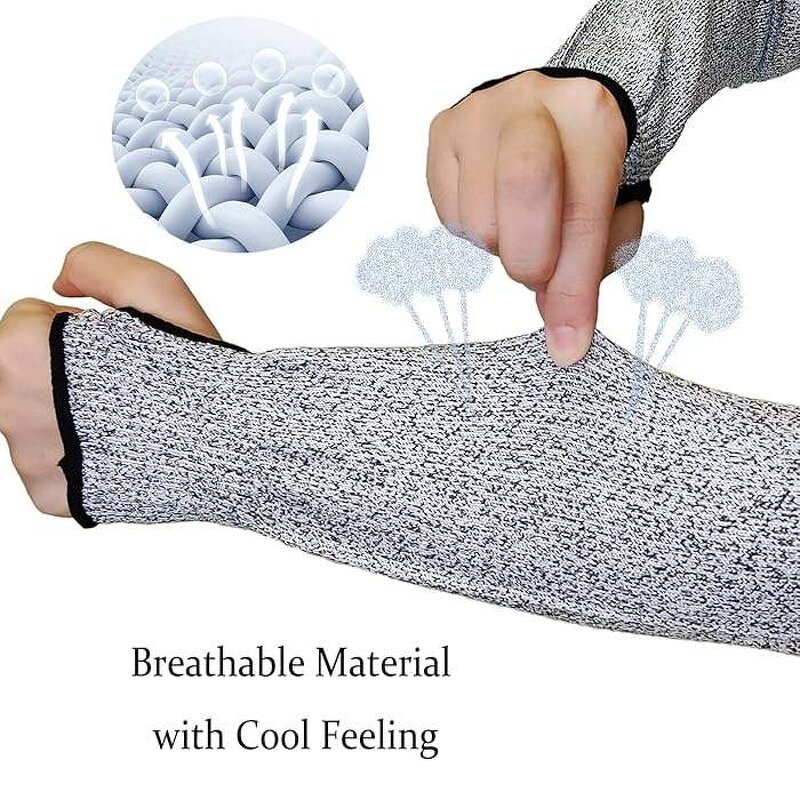 Cut Resistant Sleeves - OEM Arm Protector with Thumb Supplier