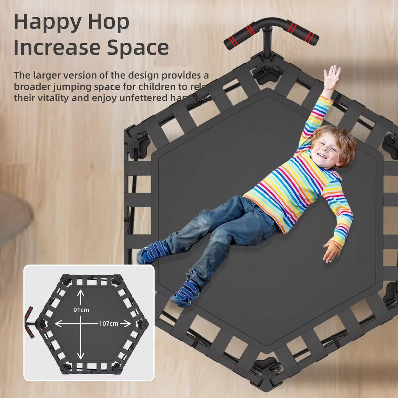 Foldable Mini Trampoline - OEM Rebounder with Handle Factory