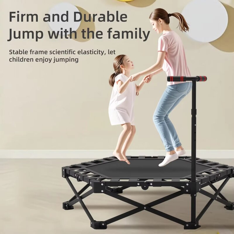 Foldable Mini Trampoline - OEM Rebounder with Handle Factory