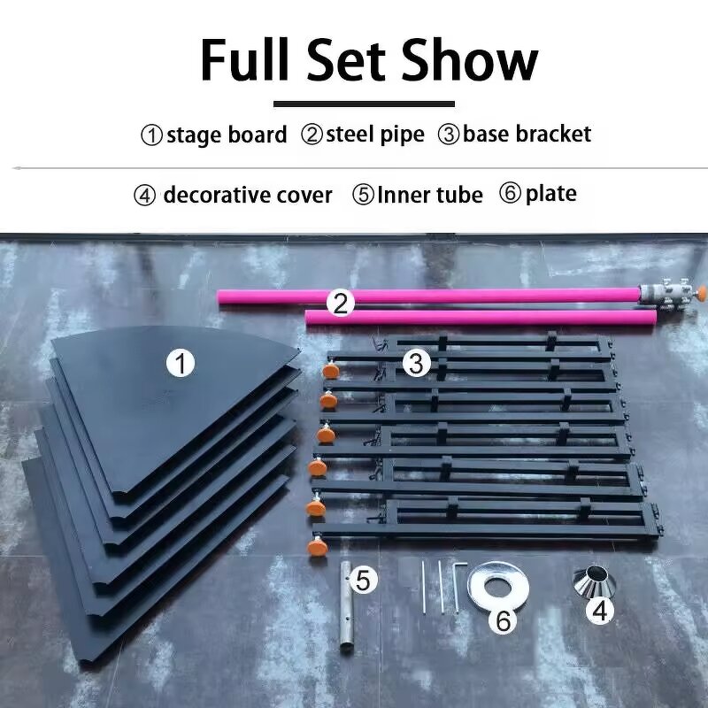 Portable Dance Pole - OEM Freestanding Stage Pole Kit Supplier