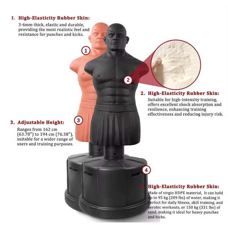 Training Dummy Bag - OEM Freestanding Martial Arts Opponent Supplier