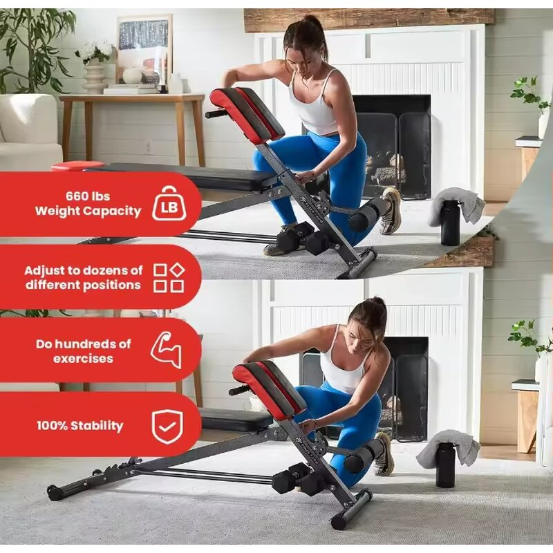 3-in-1 Workout Bench - OEM Adjustable Roman Chair Factory