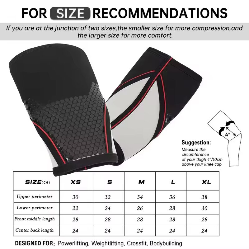 Neoprene Knee Sleeves - OEM Weightlifting Knee Support Supplier