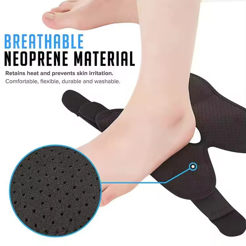 Adjustable Ankle Brace - OEM Neoprene Sports Support Sleeve Supplier