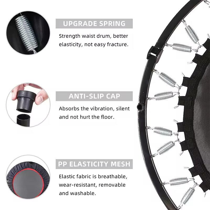 Foldable Trampoline - OEM 40inch Indoor Spring Rebounder Supplier