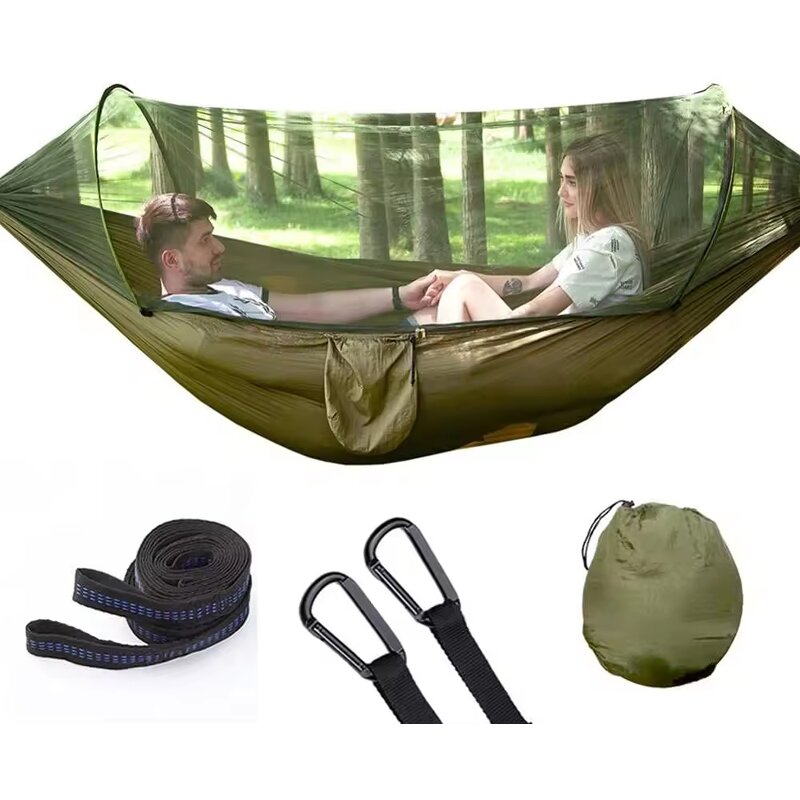 Pop up Camping Hammock - OEM Lightweight Net Hammock Supplier