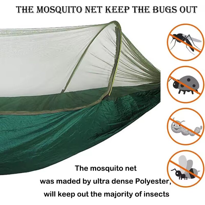 Pop up Camping Hammock - OEM Lightweight Net Hammock Supplier
