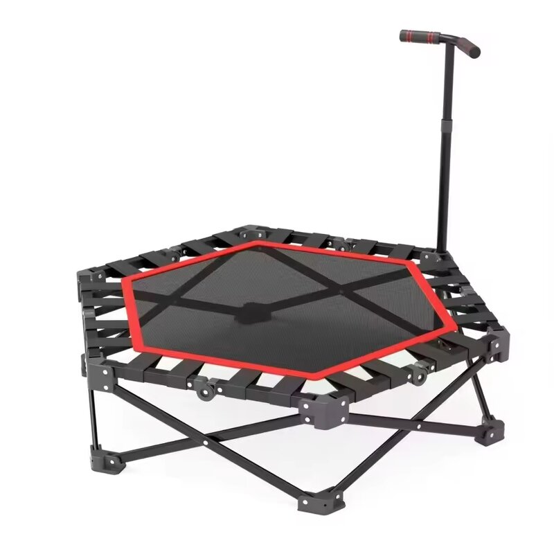 Foldable Mini Trampoline - OEM Rebounder with Handle Factory