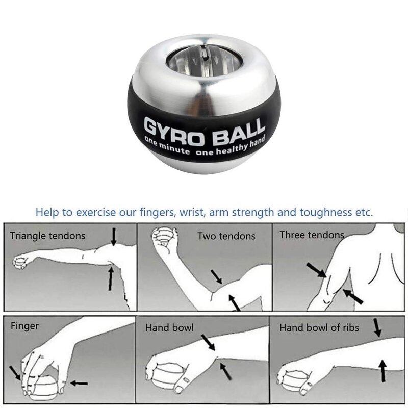 Gyro Ball Wrist Exerciser - OEM Forearm Strengthener Supplier
