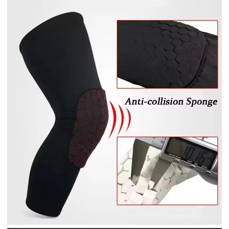 Knee Compression Sleeve - OEM Long Leg Sports Knee Pads Factory