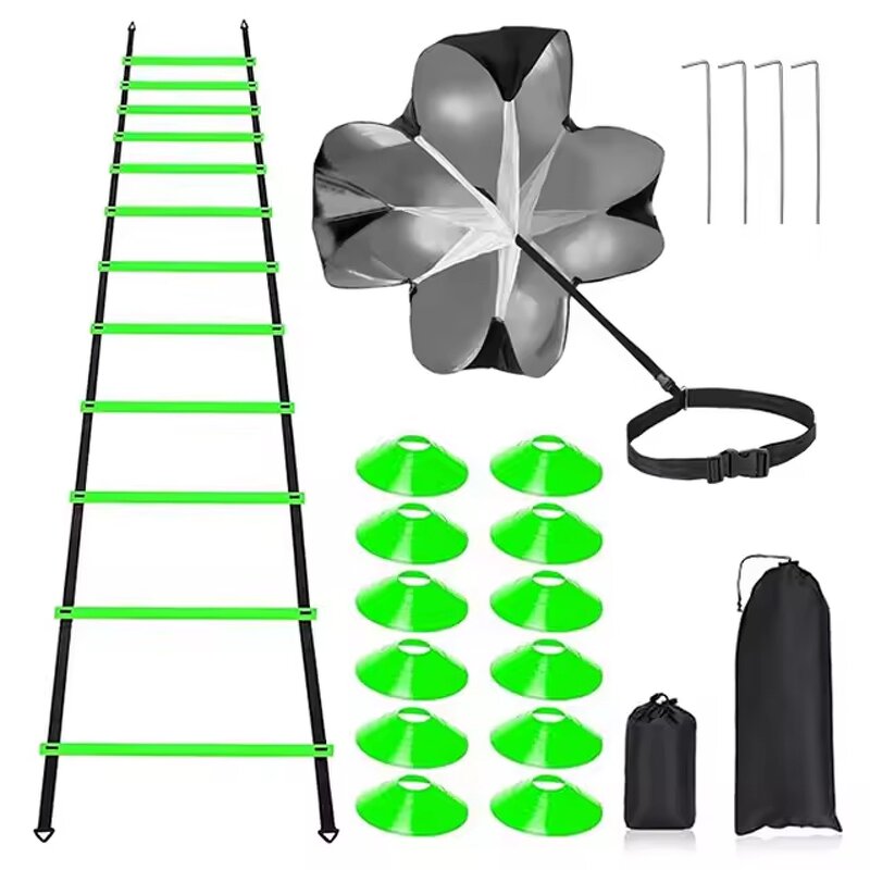 Speed Training Equipment Set - OEM Agility Ladder & Parachute Kit Supplier