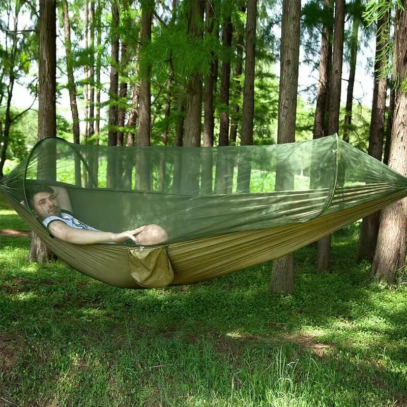 Pop up Camping Hammock - OEM Lightweight Net Hammock Supplier