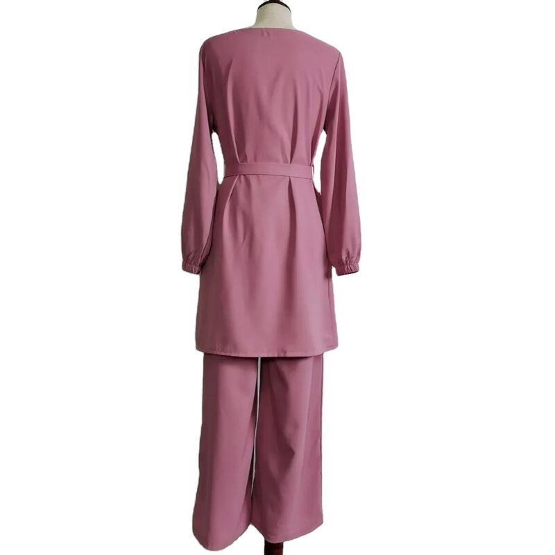 Abaya Factory - Plus Size 2 Piece Set Casual Skirt
