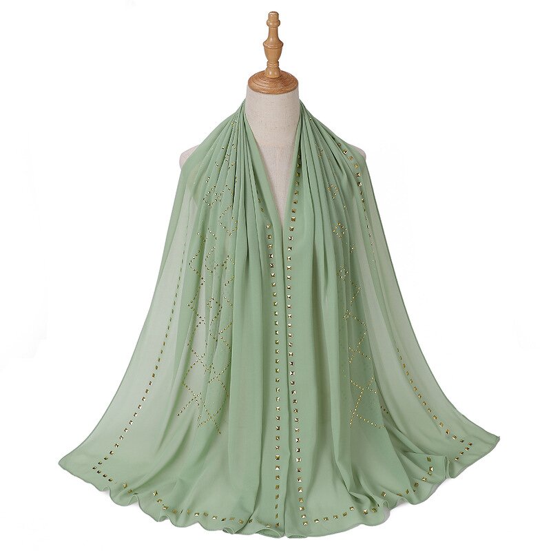 Hijab Factory - 5Pcs Muslim Georgette Hijab Box Set