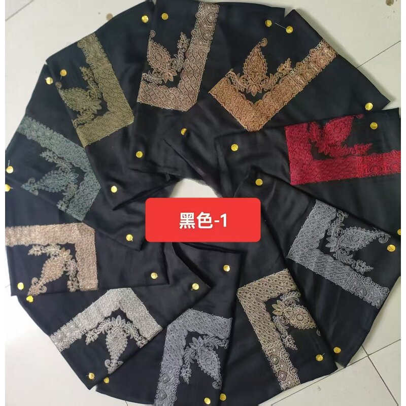 Yemen Scarf Factory - Men's Embroidered Square Shawl