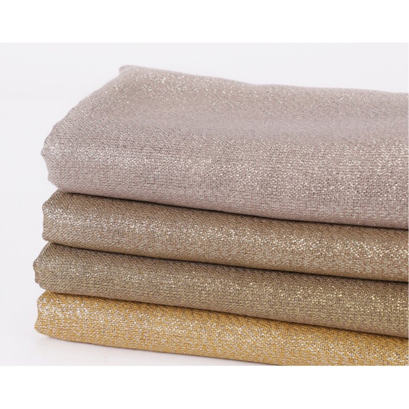 Hijab Factory - Glitter Shiny Plain Long Scarf Shawl