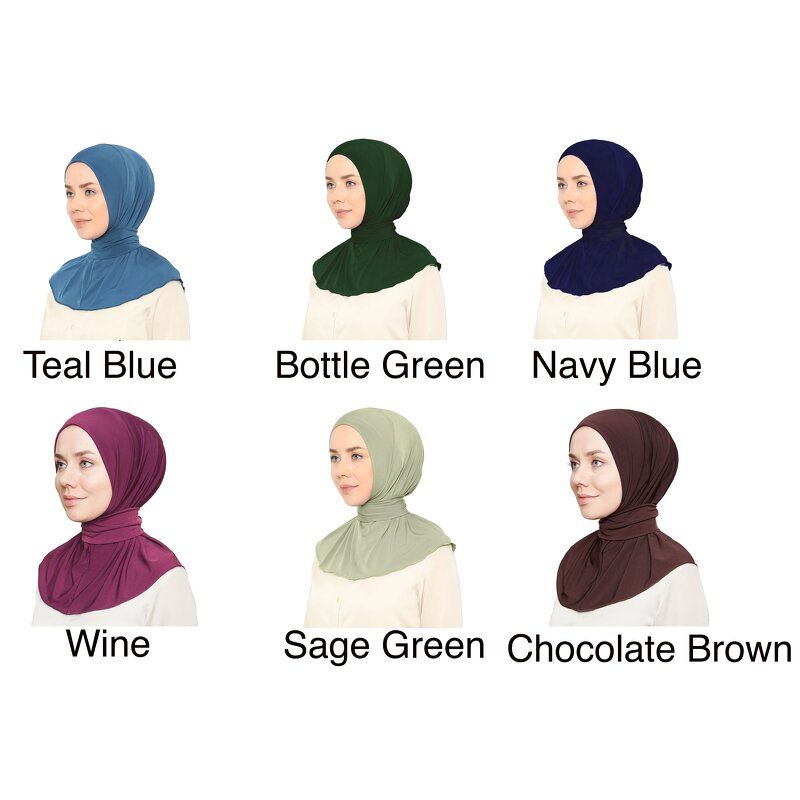 Hijab Factory - Glitter Shiny Long Plain Scarf Shawl