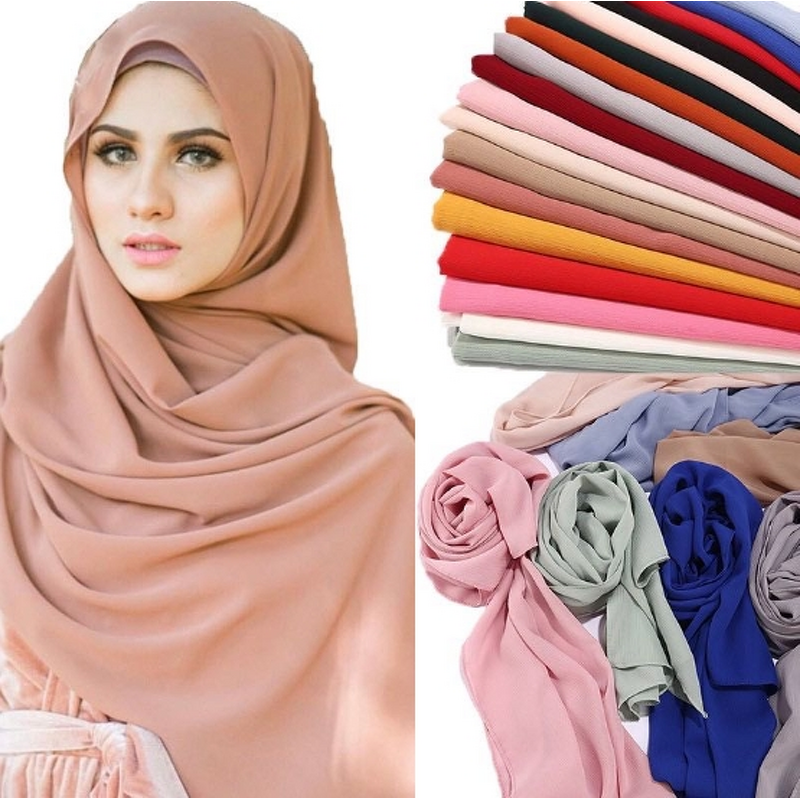 Hijab Factory - Muslim Viscose Hijab with Stone
