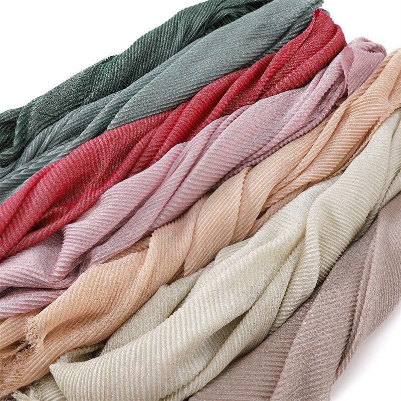Hijab Factory - Wholesale Muslim Cotton Pleated Hijab