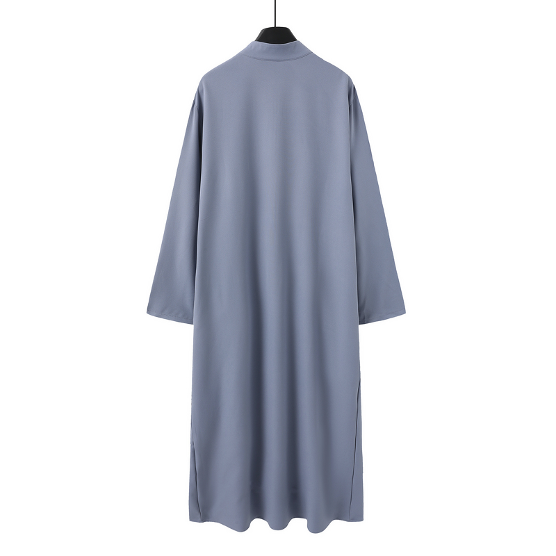 Men's Thobe Factory - Long Sleeve Solid Color Casual Wear