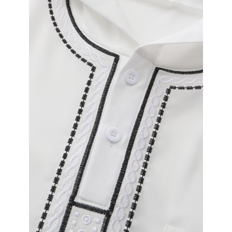 Men's Abaya Factory - Long Sleeve Hooded Islamic Dress