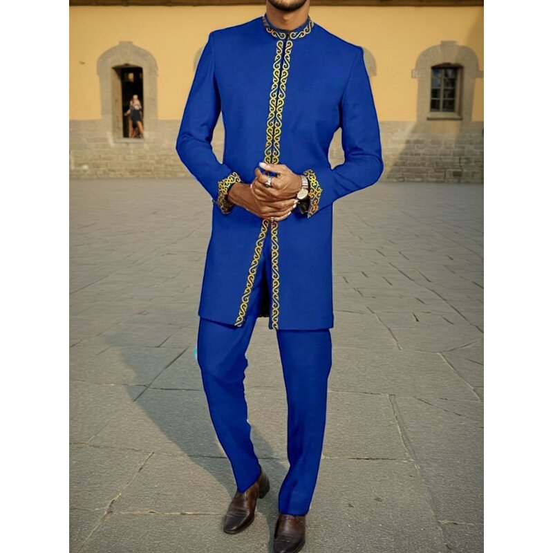 Dashiki Suit Factory - Men's 2 Piece Set for Festival