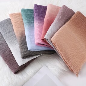 Hijab Factory - Muslim Cotton Linen Crinkle Hijab