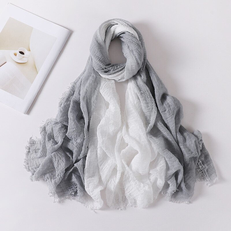 Hijab Factory - Muslim Cotton Linen Crinkle Hijab