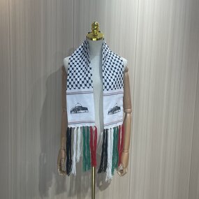 Keffiyeh Factory - Wholesale Jacquard Palestine Flag Scarf